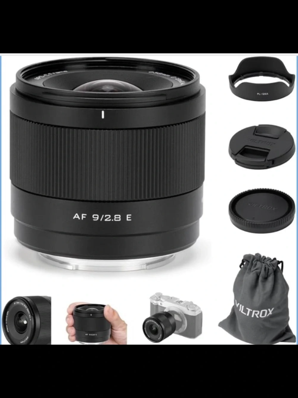 New! VILTROX AF 9mm F2.8 Air E-Mount APS-C STM Lens,Ultra-Wide Lightweight.
